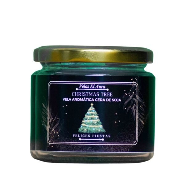 candles christmas tree