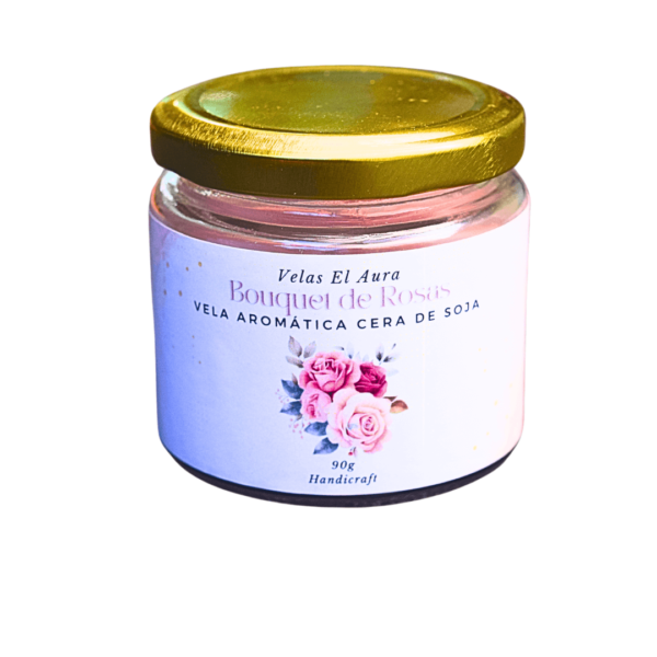 vela-aromatica-Bouquet-de-rosas-ecuador